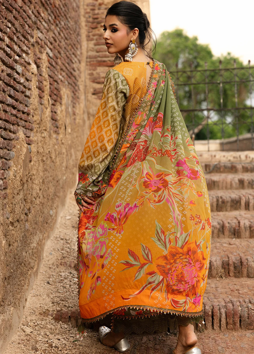 Chunri by Charizma Unstitched Embroidered Lawn 3 Piece Suit CHR26UCL CHN6-05 - Summer Collection