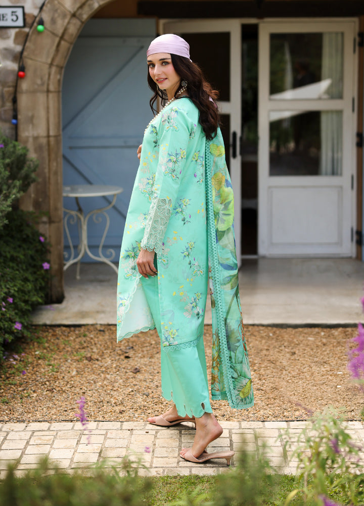 Rang Rasiya Lifestyle Lawn Unstitched Embroidered 3 Piece Suit RR25ULS SAGE - Summer Collection