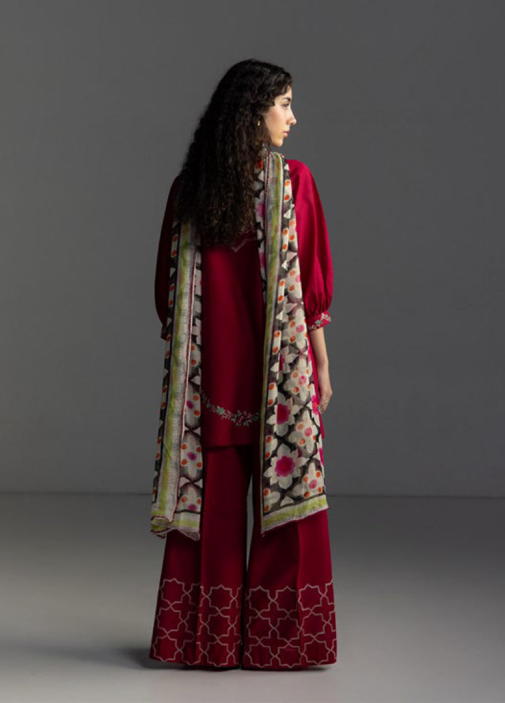 Coco by Zara Shahjahan Unstitched Embroidered Lawn 3 Piece Suit CZS26UL RIVAE-1B - Summer Collection