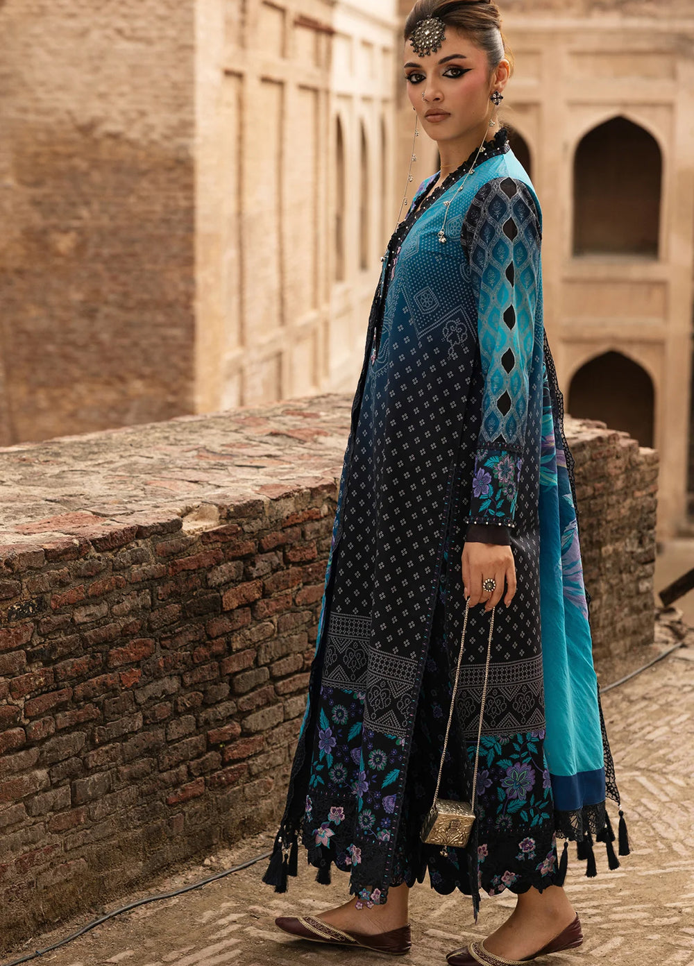 Chunri by Charizma Unstitched Embroidered Lawn 3 Piece Suit CHR26UCL CHN6-04 - Summer Collection