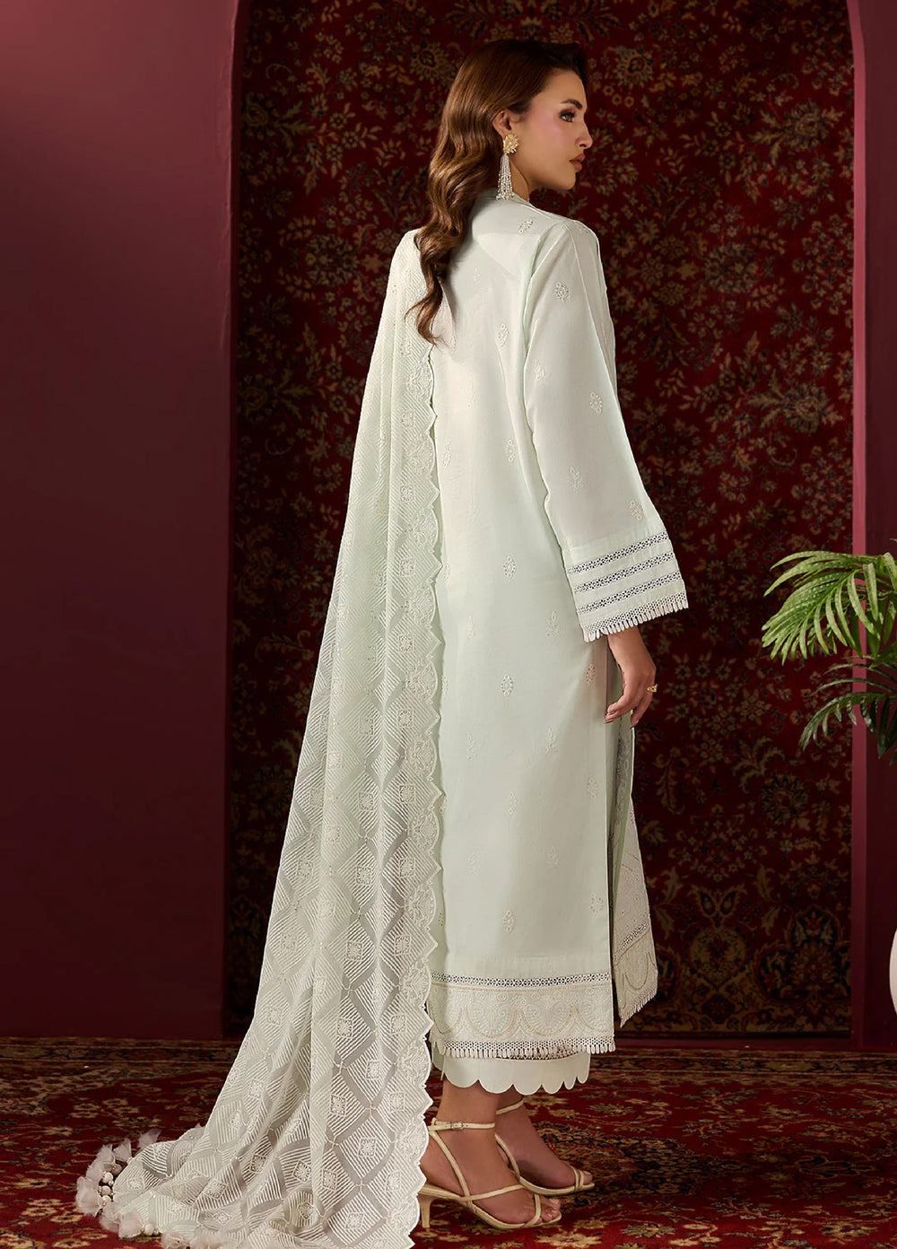 Alizeh Fashion Unstitched Embroidered Lawn 3 Piece Suit AF26ULE AF-EL-7062-ALOE - Summer Collection