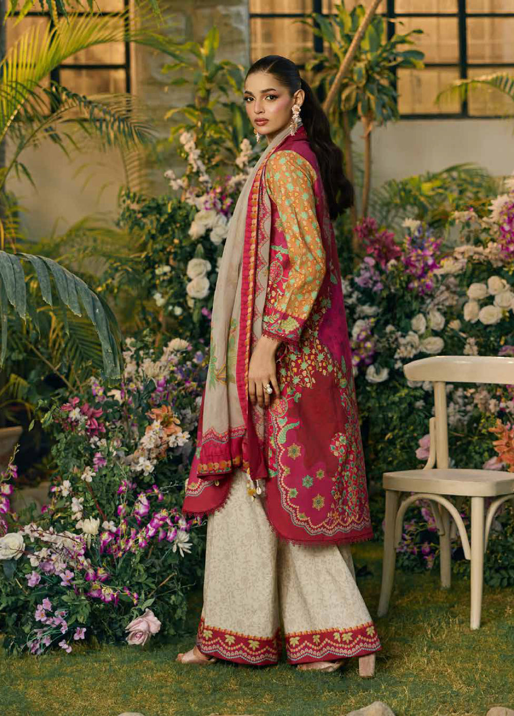 C Prints by Charizma Unstitched Printed Lawn 3 Piece Suit CHR26ULP CP6-16 - Summer Collection