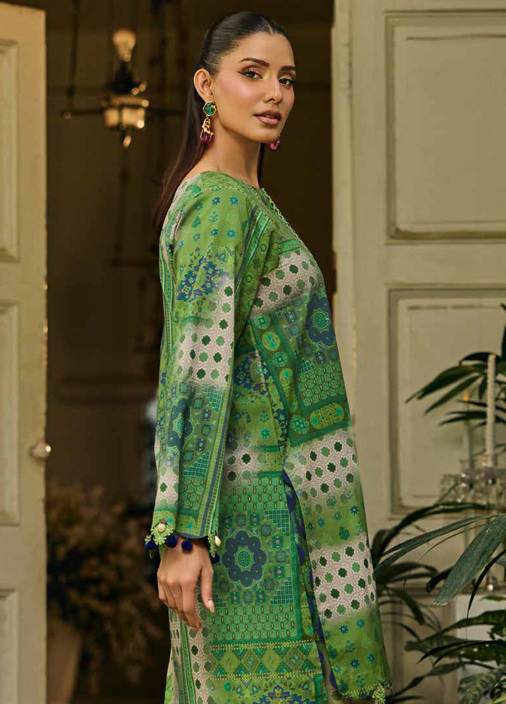 C Prints by Charizma Unstitched Printed Lawn 3 Piece Suit CHR26ULP CP6-17 - Summer Collection