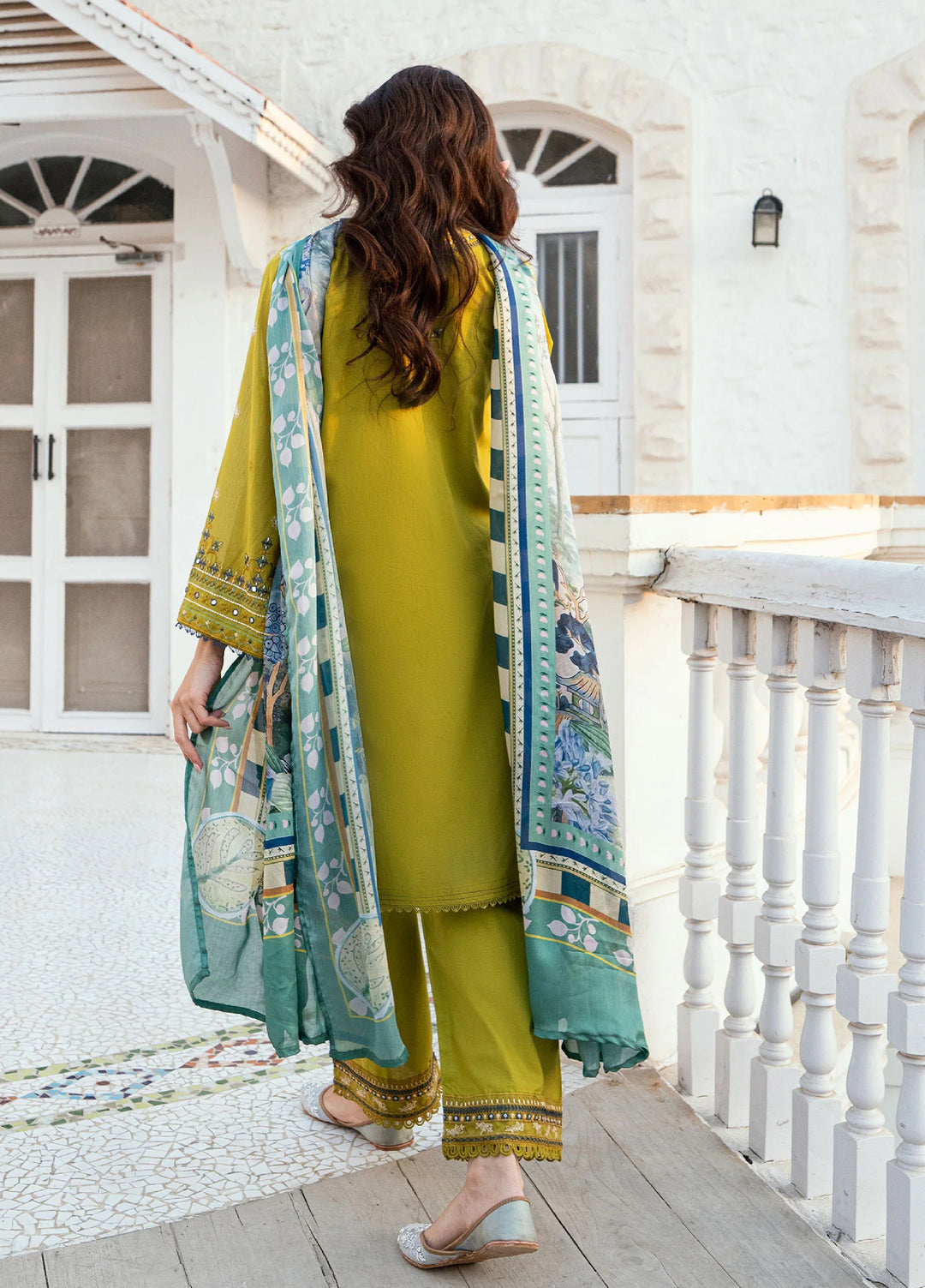 Lamhay by Dhanak Pret Swiss Voile 3 Piece DHN26PSV DC-2583 - Summer Collection