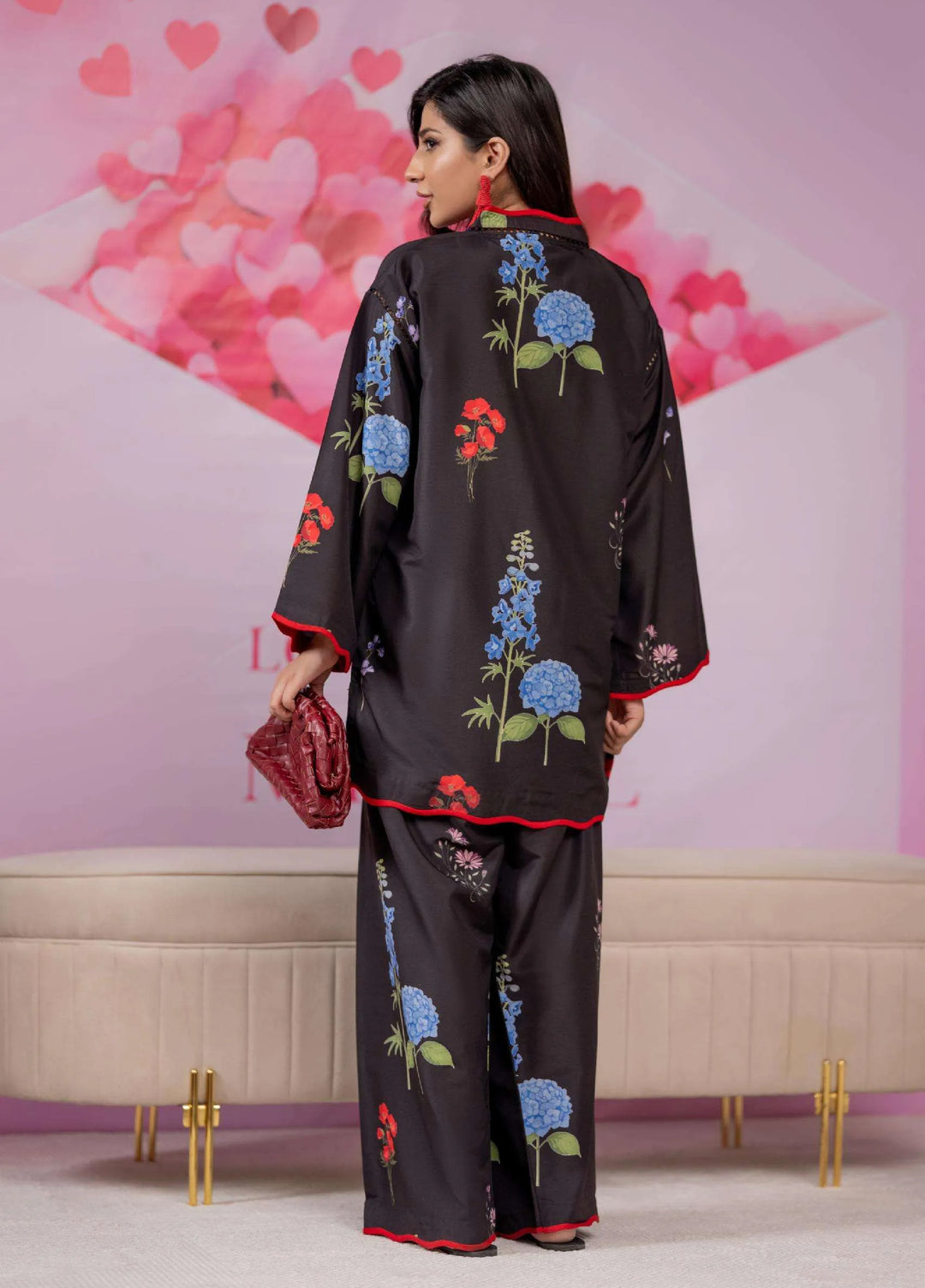 Minor Defect by Ayesha Somaya RTW Printed Lawn Silk 2 Piece Suit Ebony Casual Collection