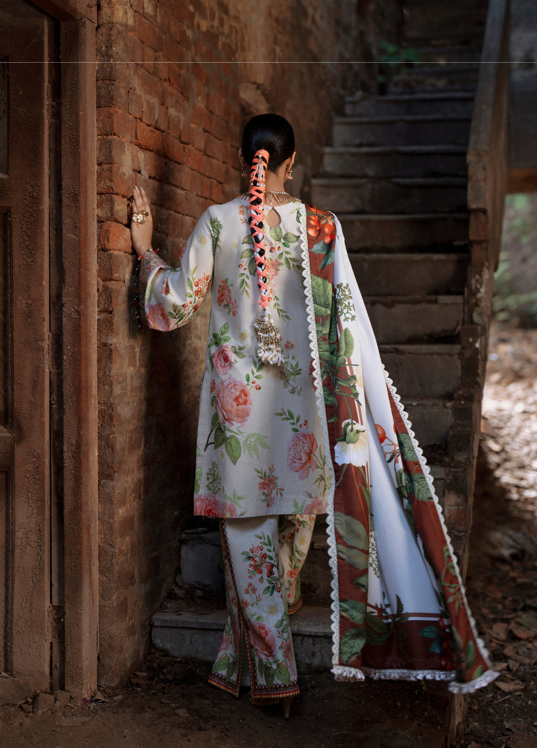 AJR Sard Shaam Embroidered Unstitched Khaddar Suits 3 Piece AJR25SS AJRW-03 ZAIB - Winter Collection