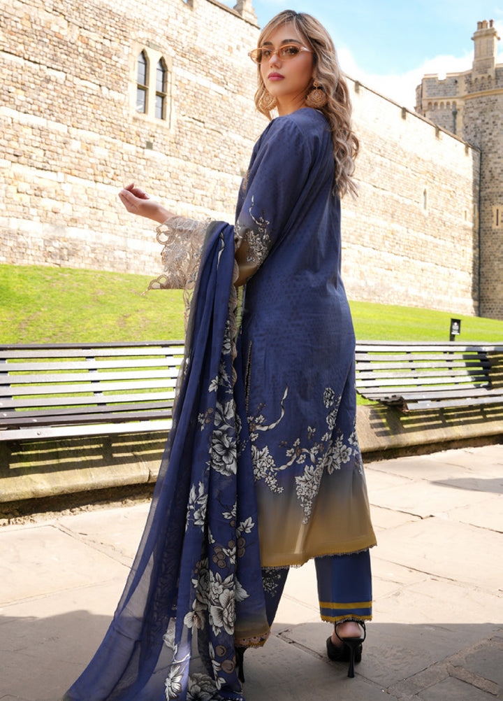Al Zohaib Printkari Unstitched Embroidered Lawn 3 Piece Suit AZ26ULP 05 - Summer Collection