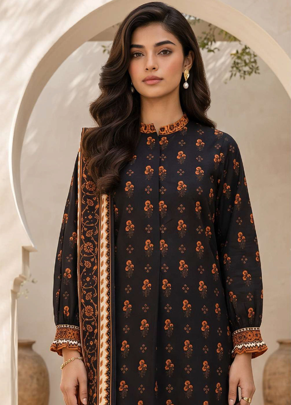 Zellbury Unstitched Printed Lawn 3 Piece Suit ZB26ULIV WUS26X38058 - Casual Collection
