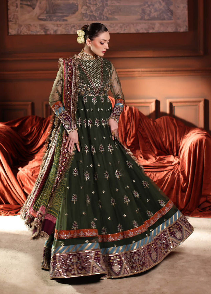 Alfaaz By Nureh Festive Unstitched Chiffon Embroidered 3 Piece Suits NU25AF NL-89 - Festive Collection