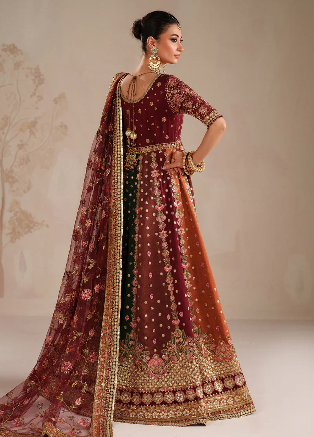 Chantelle by Baroque Unstitched Embroidered Raw Silk 3 Piece Suit BQ26UFC UF-4366 - Festive Collection