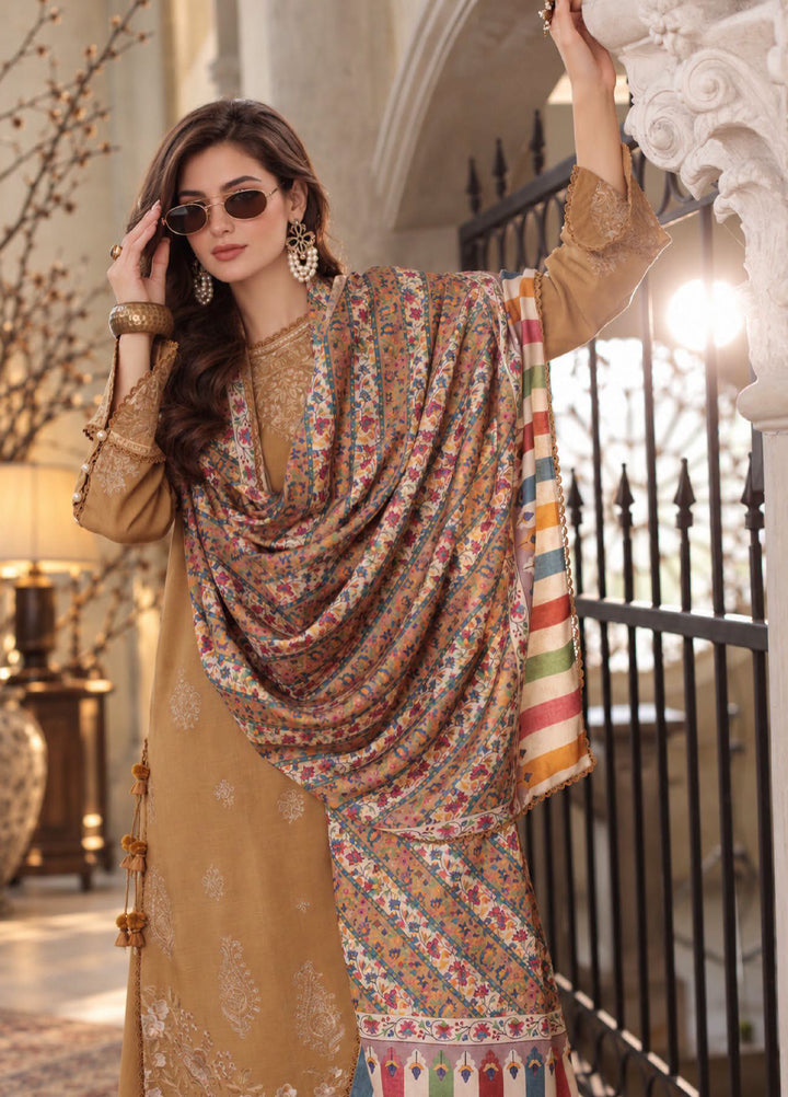 Noor by Saadia Asad Unstitched Embroidered Linen 3 Piece Suit SA26UNL D10 A - Winter Collection