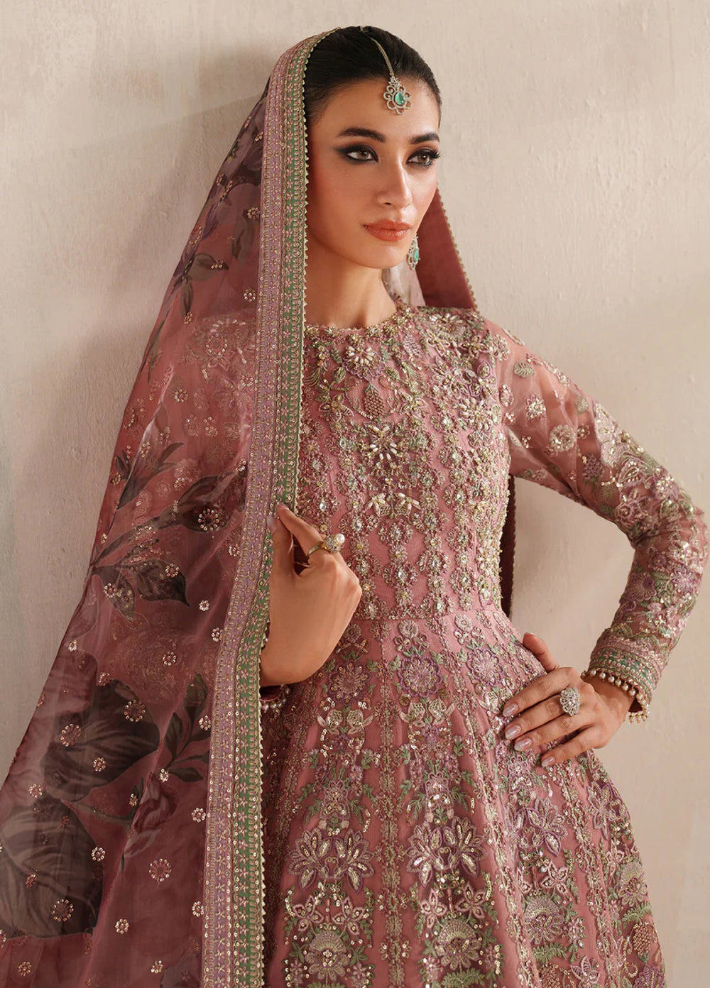 Chantelle by Baroque Unstitched Embroidered Net 3 Piece Suit BQ26UCF UF-4377 - Festive Collection