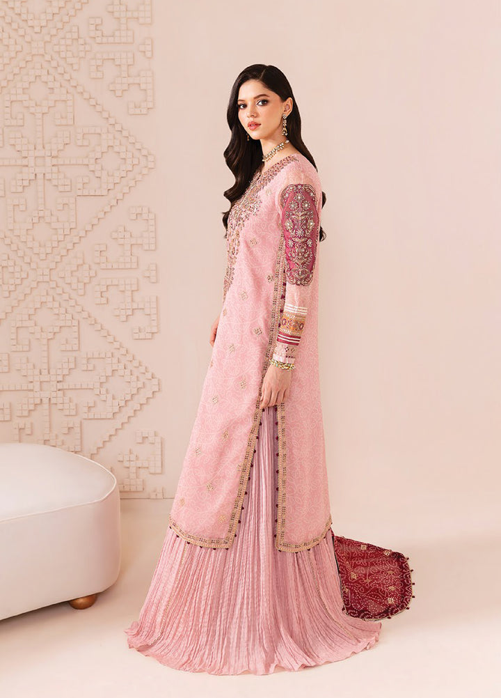 Xenia Formal Unstitched Luxury Embroidered Chiffon Suits 3 Piece XE25UF 01-Raniza - Formals Collection