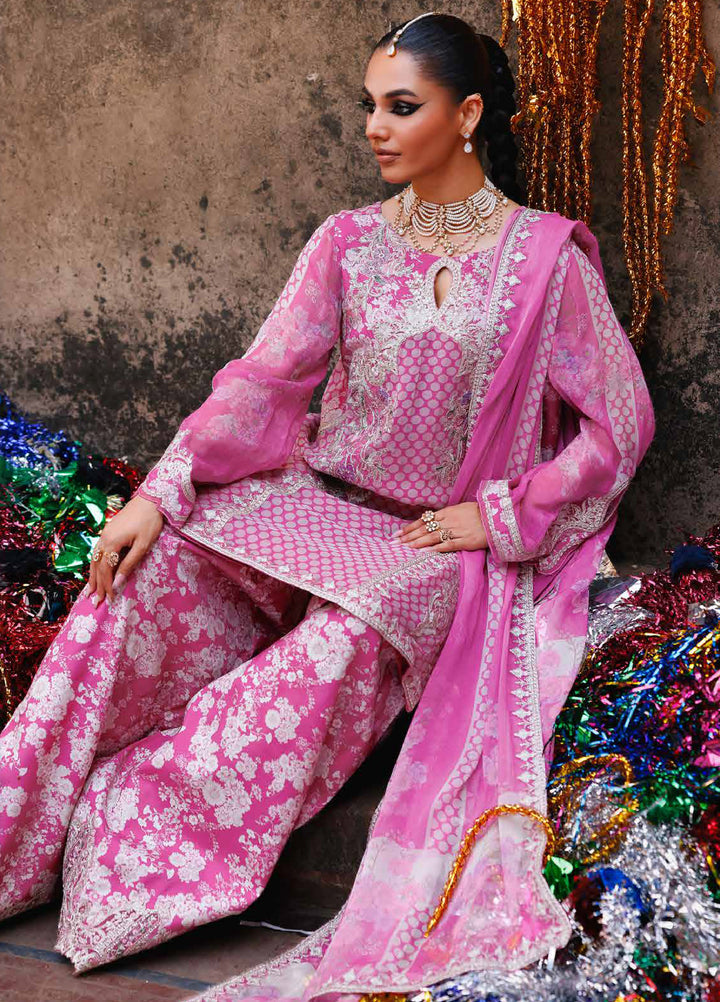 Vasal by Charizma Unstitched Embroidered Chiffon 3 Piece Suit CHR26UVC VSL6-14 - Festive Collection