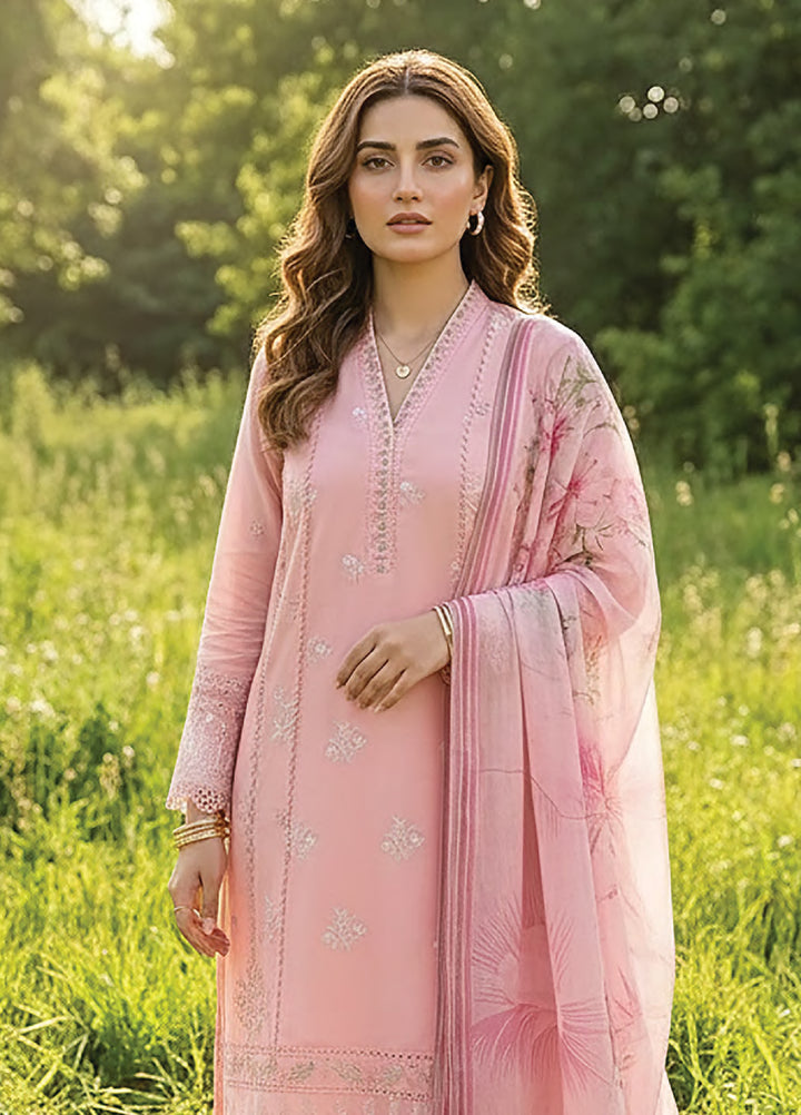 Essentials by Lakhany Unstitched Embroidered Lawn 3 Piece Suit LSM26UE LG-RK-0045 - Summer Collection