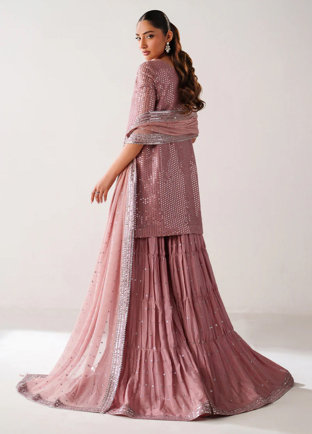 Chantelle by Baroque Unstitched Embroidered Chiffon 3 Piece Suit BQ26UCF UF-4388 - Festive Collection
