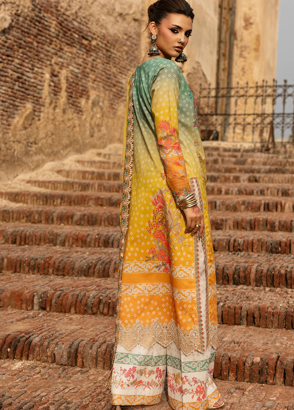 Chunri by Charizma Unstitched Embroidered Lawn 3 Piece Suit CHR26UCL CHN6-03 - Summer Collection