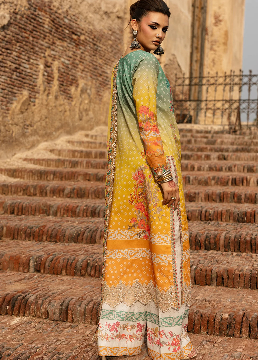 Chunri by Charizma Unstitched Embroidered Lawn 3 Piece Suit CHR26UCL CHN6-03 - Summer Collection