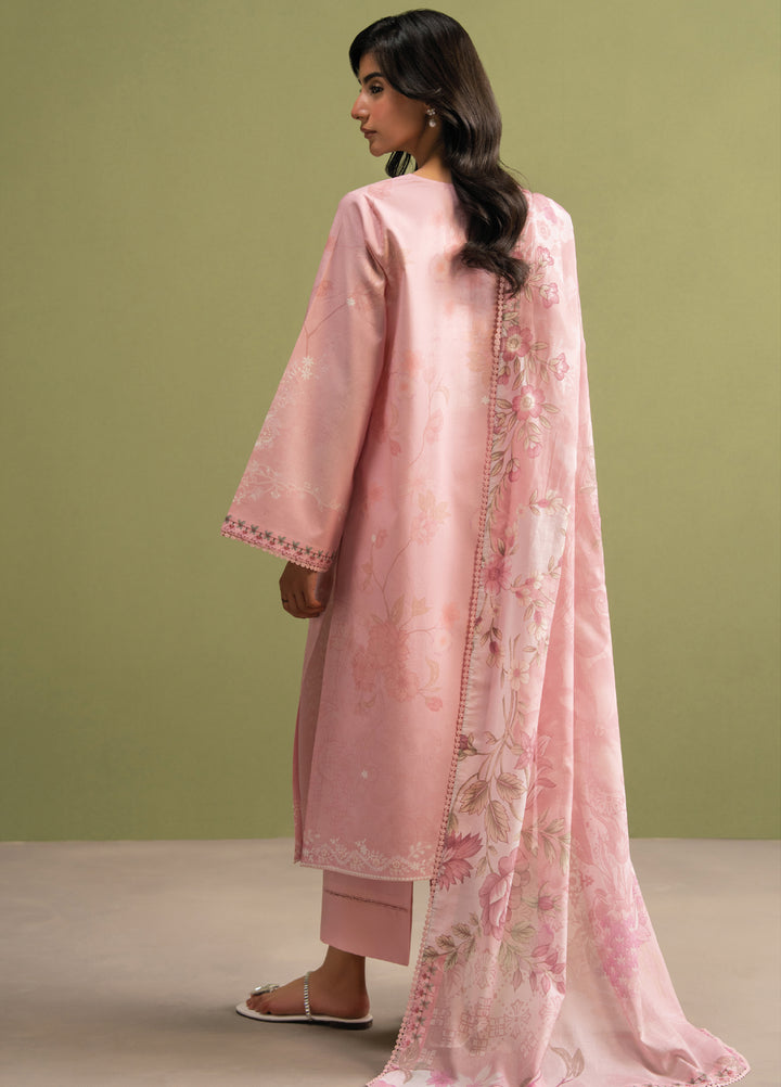 Seran Essentials Unstitched Printed Lawn 3 Piece Suit SN26UEL Elora D-04 - Summer Collection