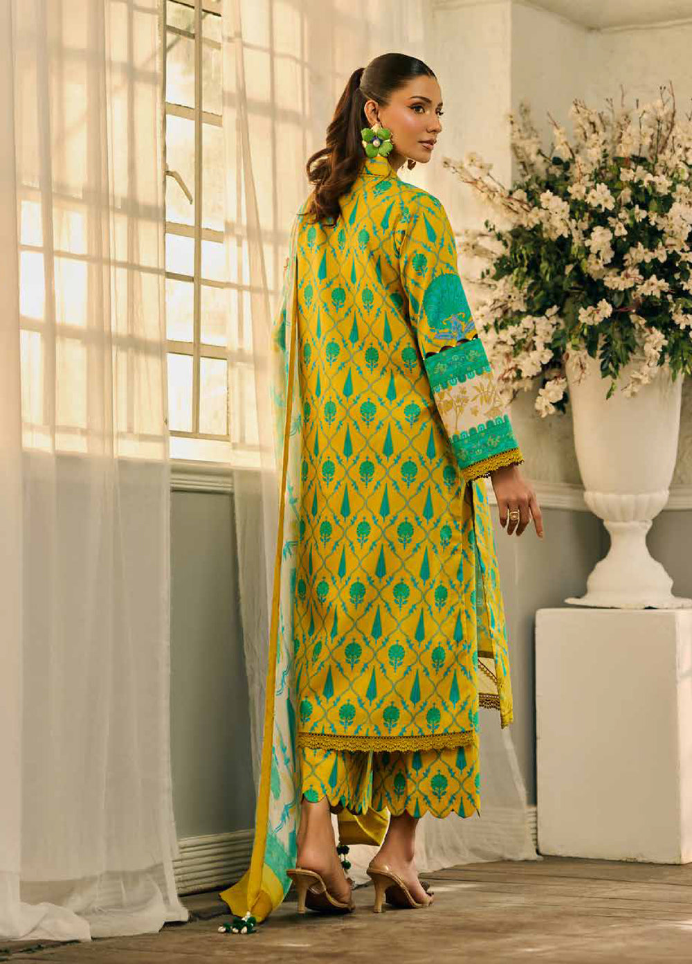 C Prints by Charizma Unstitched Printed Lawn 3 Piece Suit CHR26ULP CP6-15 - Summer Collection