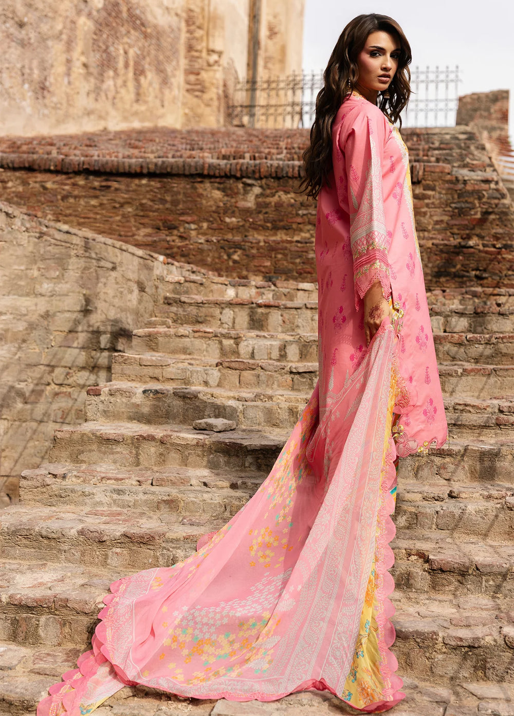 Chunri by Charizma Unstitched Embroidered Lawn 3 Piece Suit CHR26UCL CHN6-08 - Summer Collection