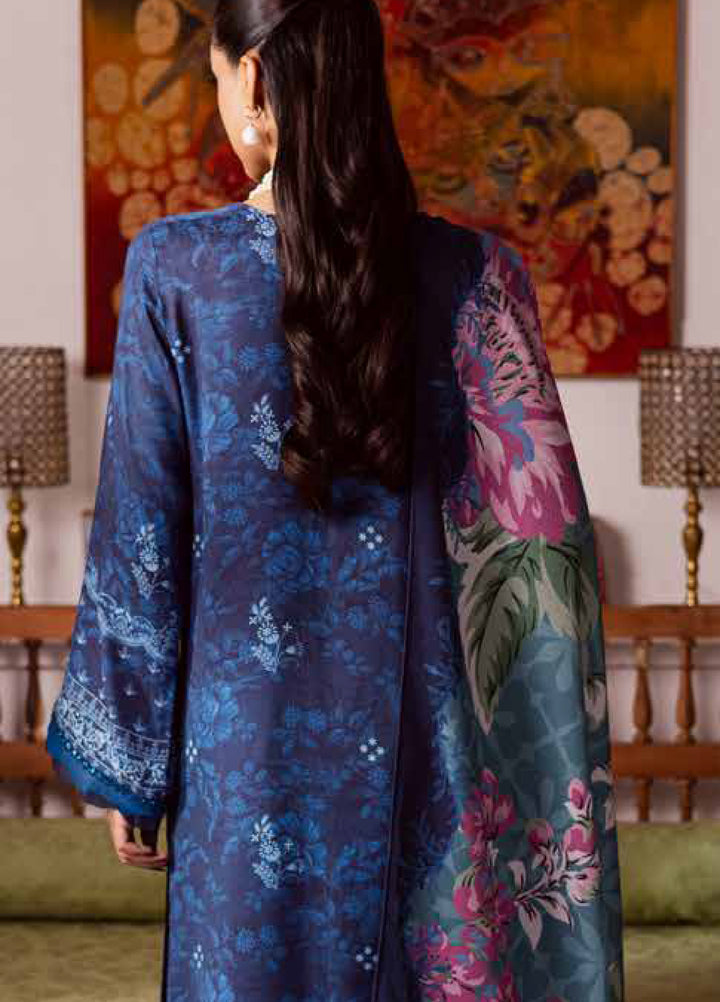 Signature Prints by Nureh Unstitched Linen Jacquard Suits 3 Piece NU25LJ SP-188 - Winter Collection