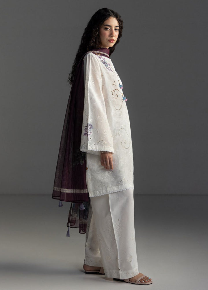 Coco by Zara Shahjahan Unstitched Embroidered Lawn 3 Piece Suit CZS26UL SUNE-10B - Summer Collection