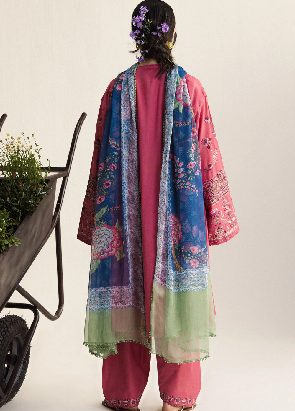 Coco by Zara Shahjahan Unstitched Embroidered Lawn 3 Piece Suit CZS26UCLP NOA-5A - Eid Collection