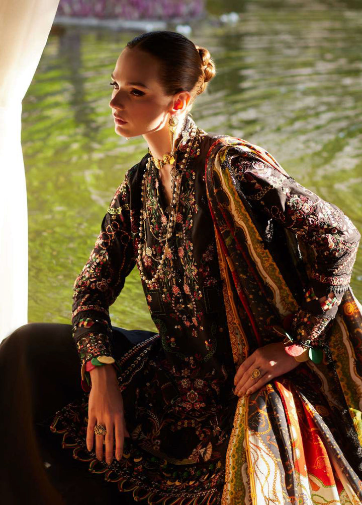 Ariya by Kanwal Malik Unstitched Embroidered Luxury Lawn 3 Piece Suit KM26UA D-6 ZARIA - Summer Collection