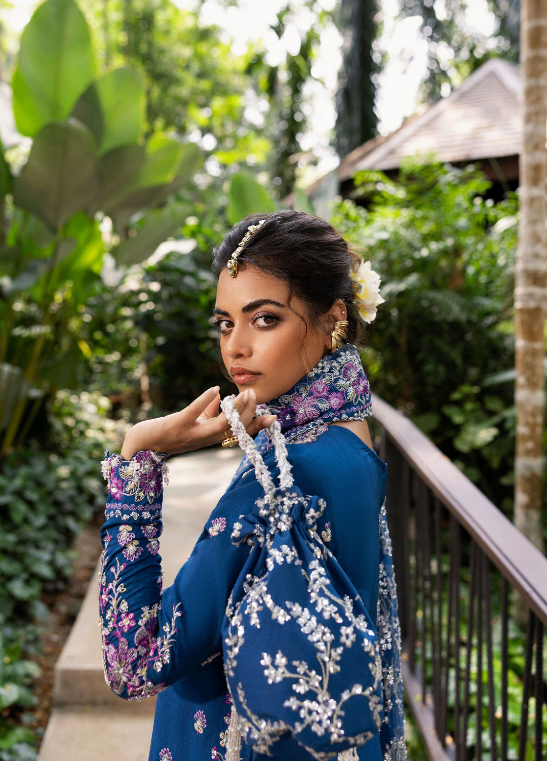 Saira Rizwan Unstitched Raw Silk Embroidered Suits 3 Piece SR25UF SRF25-08 Delara - Festive Collection