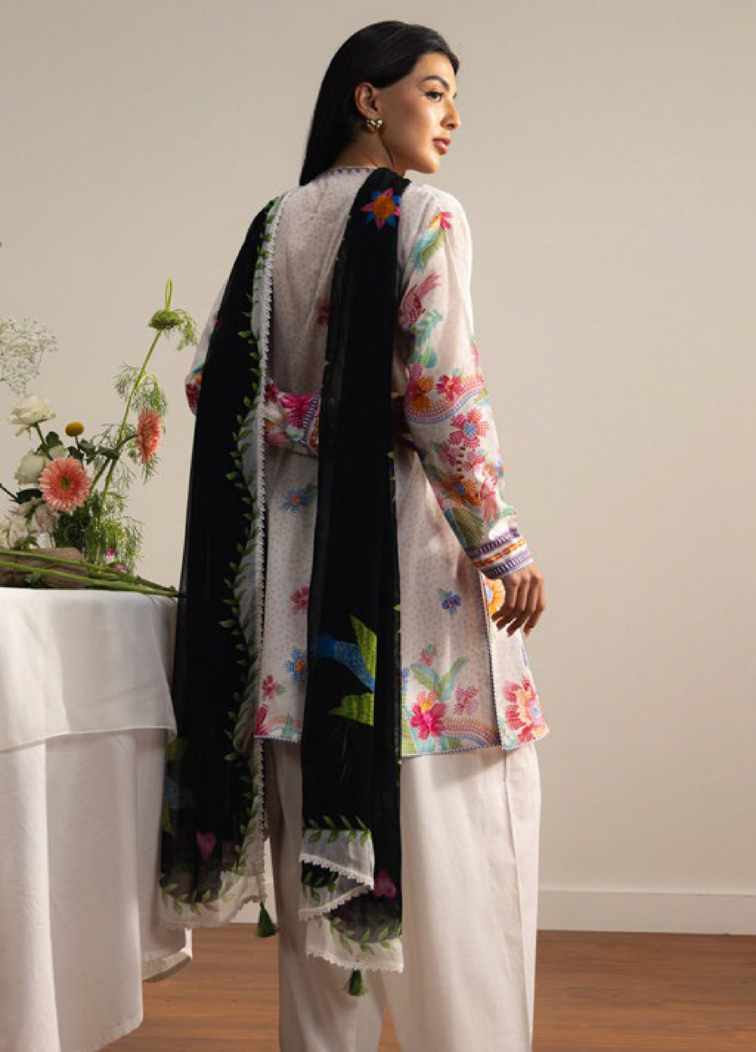 Coco by Zara Shahjahan Unstitched Printed Lawn 3 Piece Suit CZS26ULV ASAHI-2B - Summer Collection