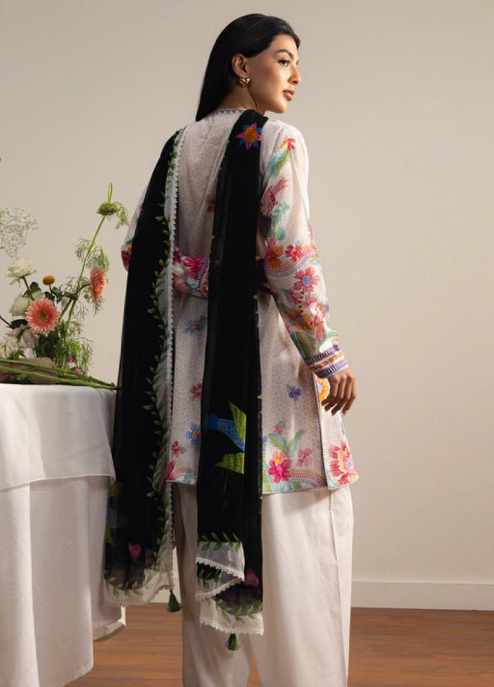 Coco by Zara Shahjahan Unstitched Printed Lawn 3 Piece Suit CZS26ULV ASAHI-2B - Summer Collection