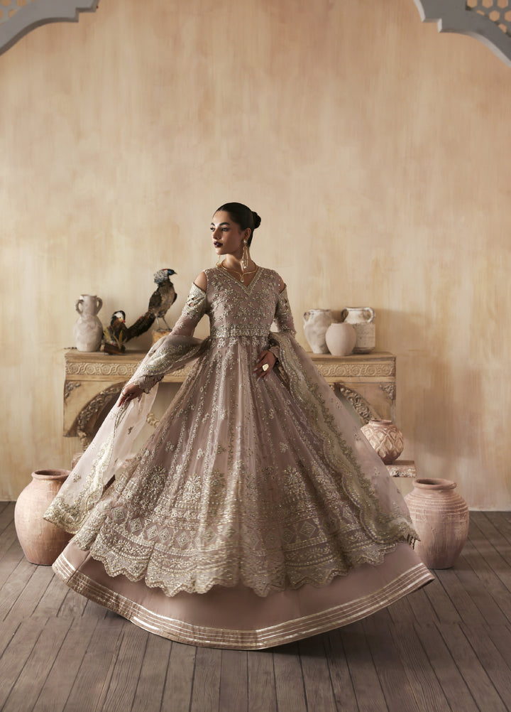 Jahanara by Zarposh Embroidered Organza Suits Unstitched 3 Piece ZP25JF Nure - Festive Collection