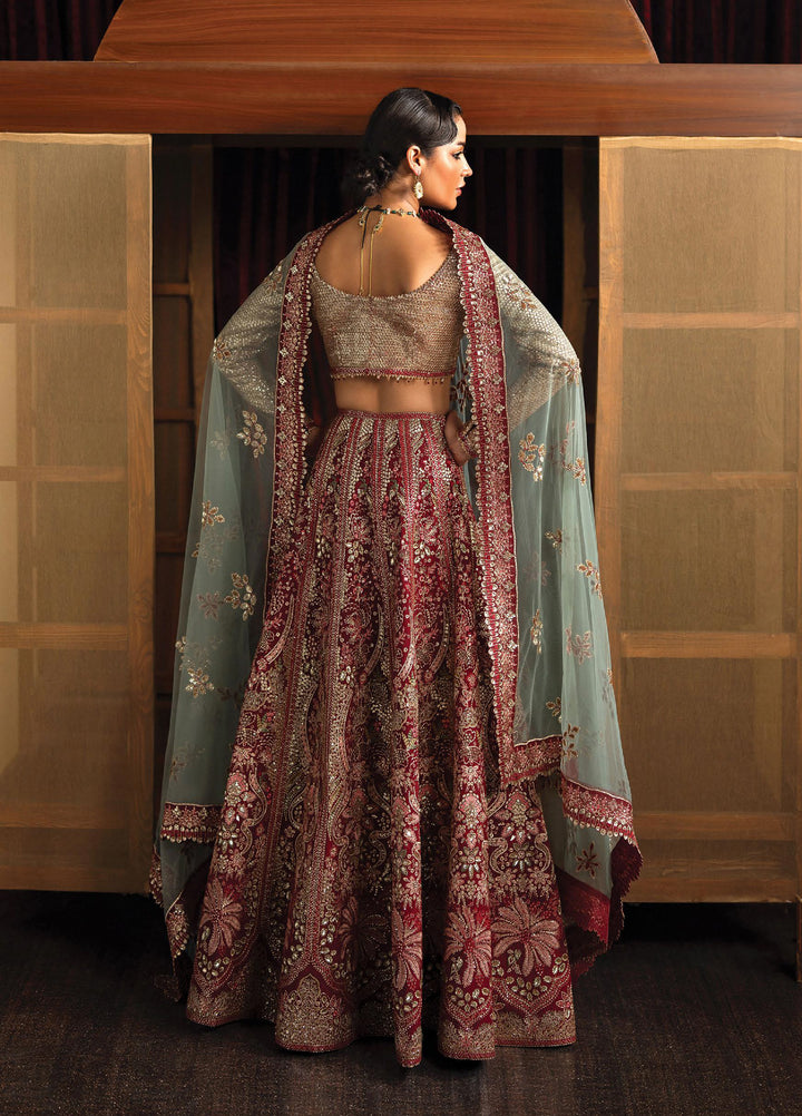 Kaashvi by Ayzel Unstitched Raw Silk Embroidered Suits 3 Piece AAF25KW ROSHAANI AZW-25-V2-09 - Wedding Collection