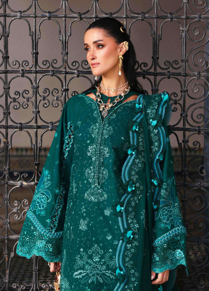Reine by Republic Womenswear Unstitched Embroidered Luxury Lawn 3 Piece Suit RW26UTL D-06A - Eid Collection