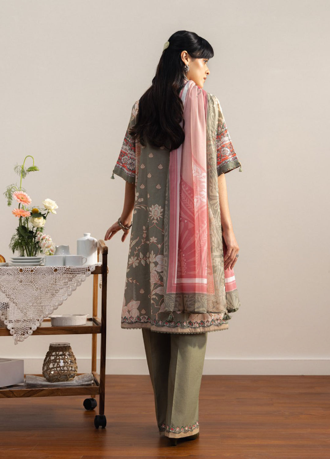 Coco by Zara Shahjahan Unstitched Printed Lawn 3 Piece Suit CZS26ULV ZEN-10A - Summer Collection