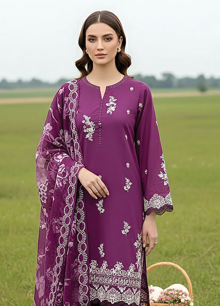 Essentials by Lakhany Unstitched Embroidered Lawn 3 Piece Suit LSM26UE LG-RL-0305 - Summer Collection