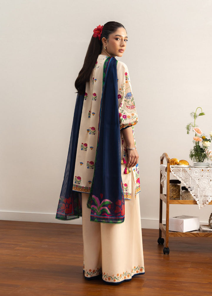 Coco by Zara Shahjahan Unstitched Printed Lawn 3 Piece Suit CZS26ULV TAKARA-7A - Summer Collection