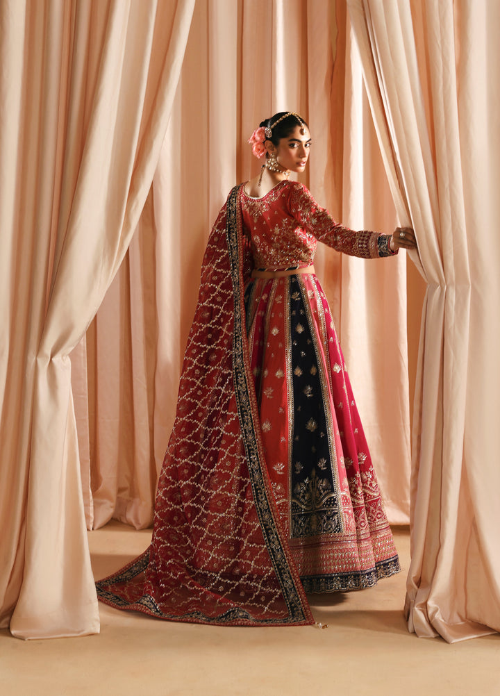 Gulaal Unstitched Embroidered Silk Suits 3 Piece GL25UW AYSANA-WU-11 - Wedding Collection