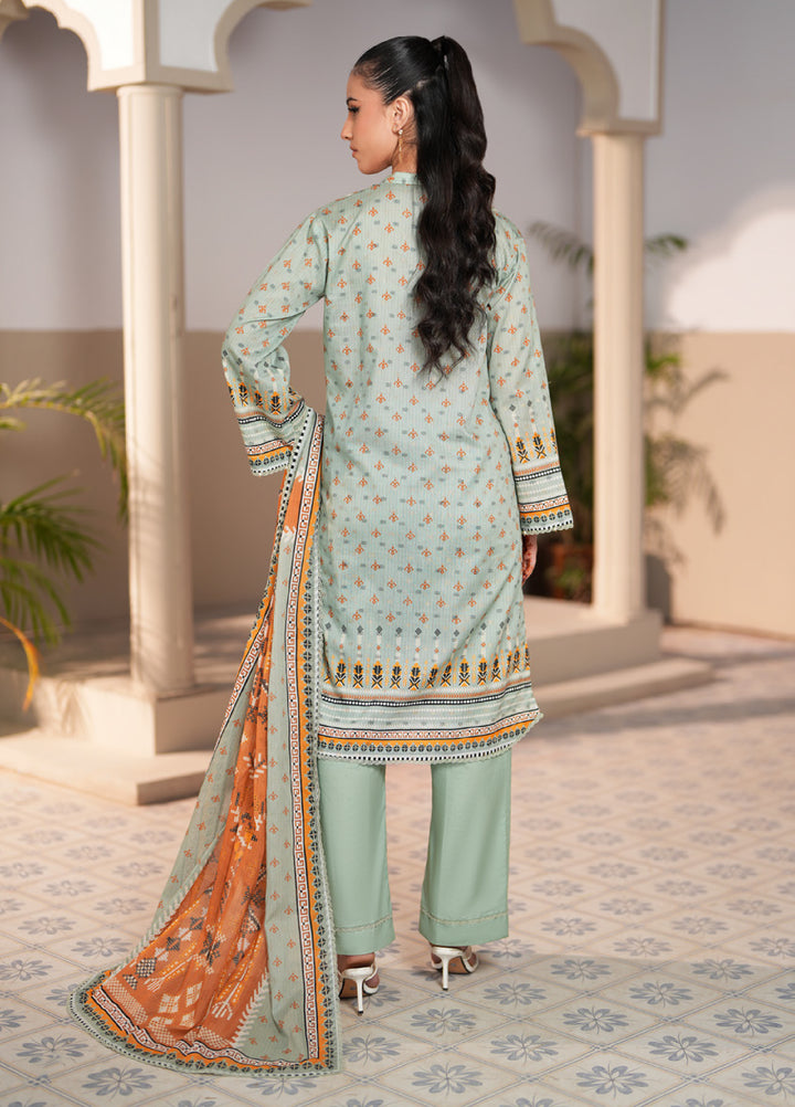 Regalia Textile Unstitched Printed Jacquard Lawn 3 Piece Suit RG26PUJL D-4 - Summer Collection