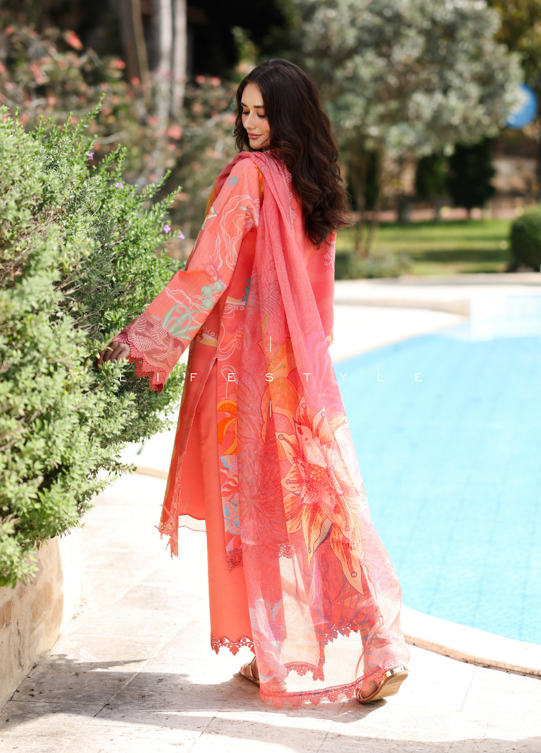 Rang Rasiya Lifestyle Lawn Unstitched Embroidered 3 Piece Suit RR25ULS ARIA - Summer Collection