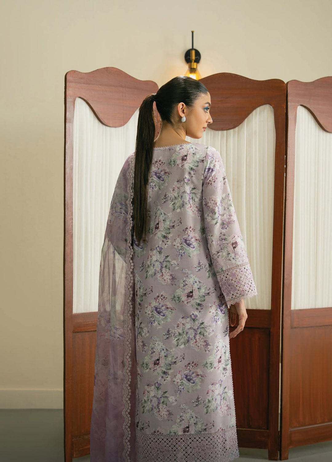 Zephyr by Ayzel Unstitched Lawn Embroidered 3 Piece Suit AAF26UZ D-10 Inya - Summer Collection