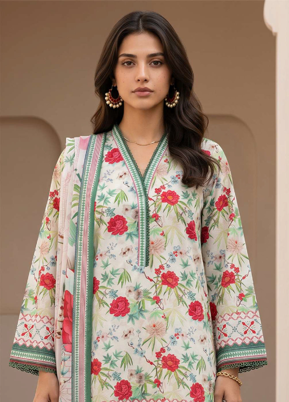 Zellbury Unstitched Printed Lawn 3 Piece Suit ZB26ULIV WUS26X38090 - Casual Collection