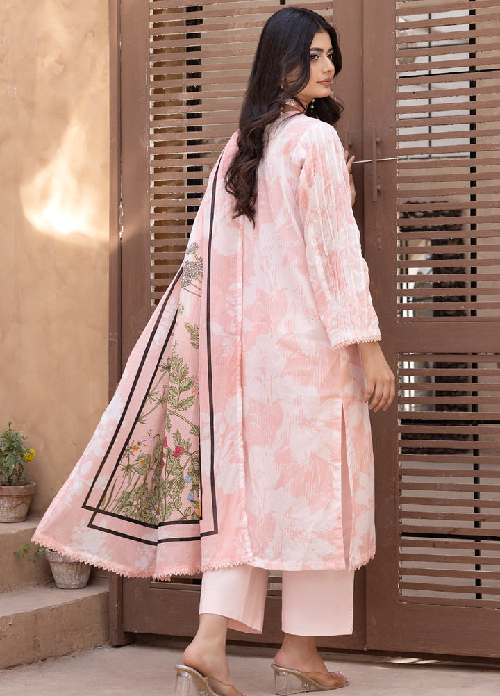Regalia Textiles Unstitched Printed Karandi Lawn 3 Piece Suit RG26UKL D-7 - Summer Collection