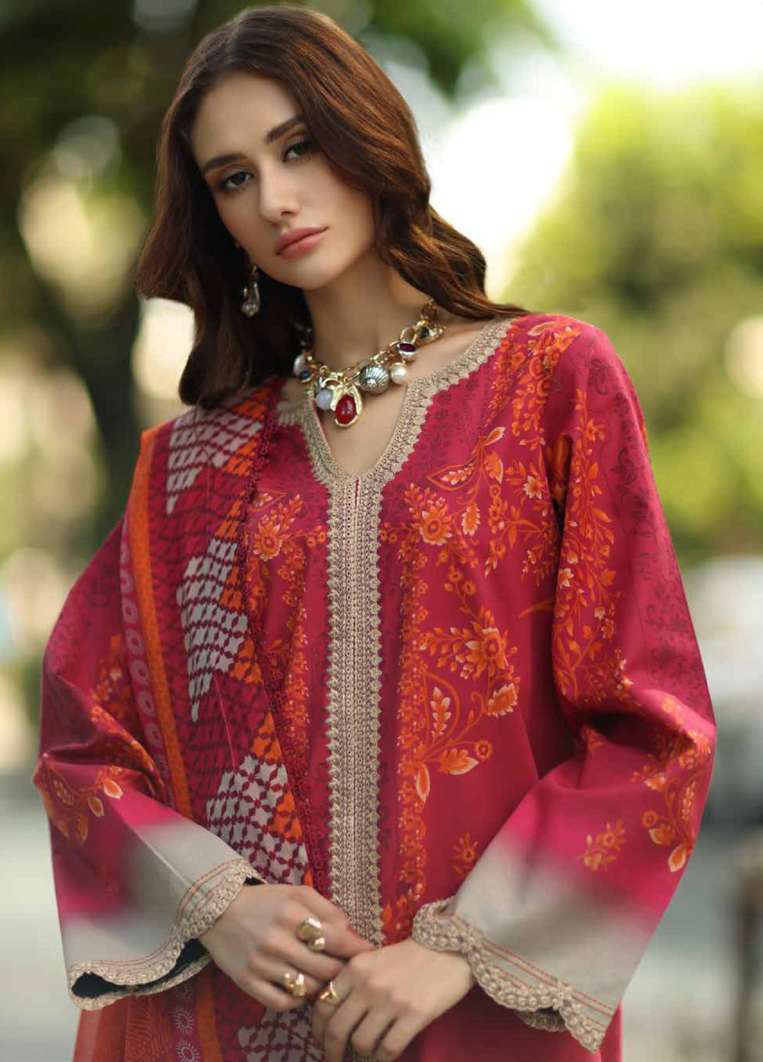 Aghaz e Nou by Charizma Unstitched Embroidered Lawn 3 Piece Suit CHR26UA AG6-02 - Summer Collection