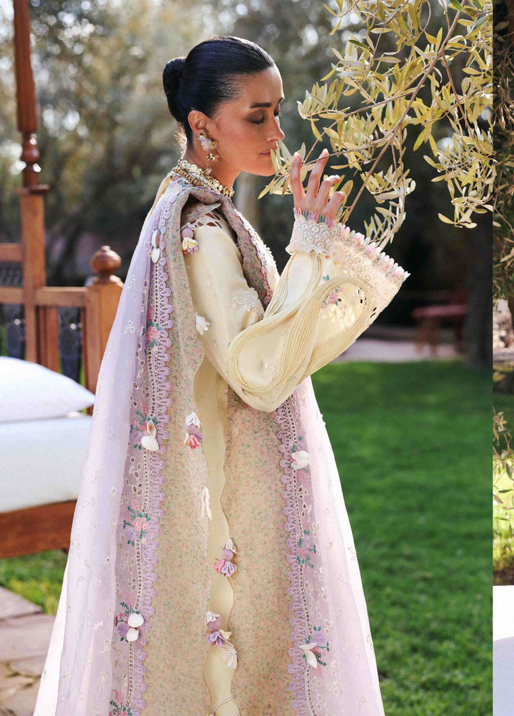 Reine by Republic Womenswear Unstitched Embroidered Luxury Lawn 3 Piece Suit RW26UTL D-07B - Eid Collection