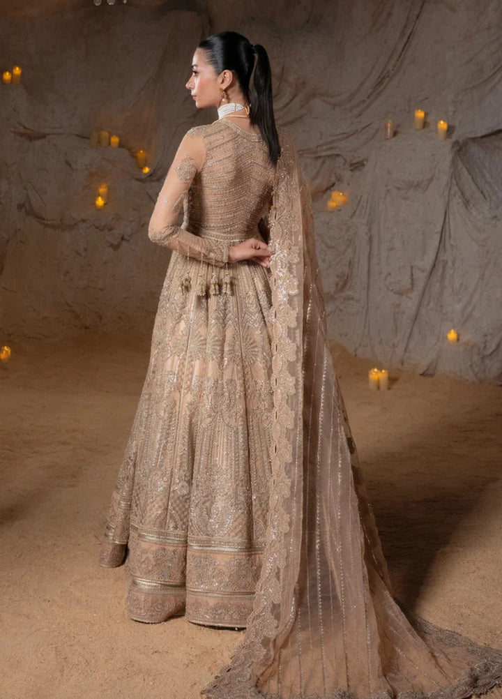 Blink by Zarizaa Unstitched Embroidered NET 3 Piece Suit ZB07-3UNE01B-2509 BIJOU - Wedding Collection