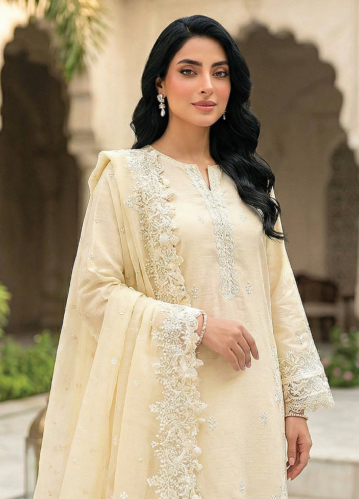 Lakhany Unstitched Embroidered Dobby Jacquard 3 Piece Suit LSM26UJE LG-IZ-0592 - Eid Collection