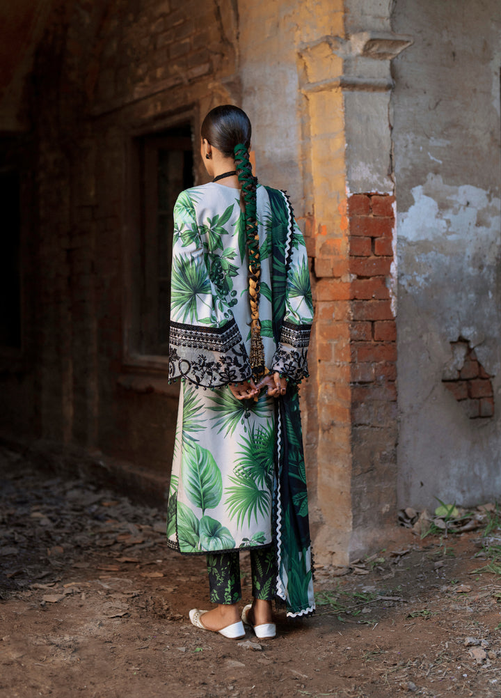 AJR Sard Shaam Embroidered Unstitched Linen Suits 3 Piece AJR25SS AJRW-02 GULBAHAR - Winter Collection