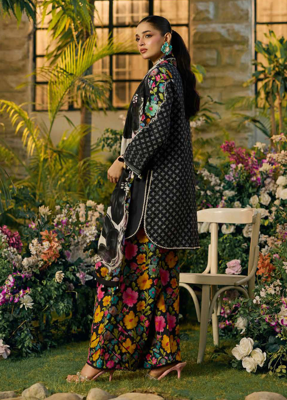 C Prints by Charizma Unstitched Printed Lawn 3 Piece Suit CHR26ULP CP6-18 - Summer Collection